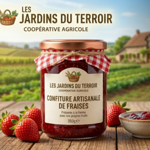 Confiture de fraise 350g