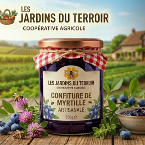 Confiture de myrtille 350g